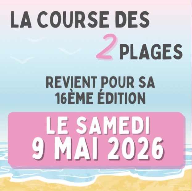 0509 Course 2 plages affiche