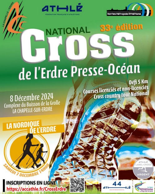 1208 cross national de lerdre affiche