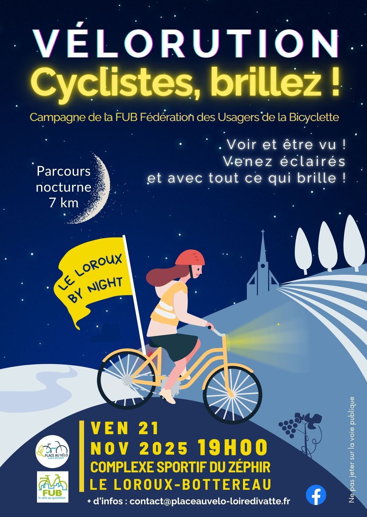 Vélorution Cyclistes Brillez