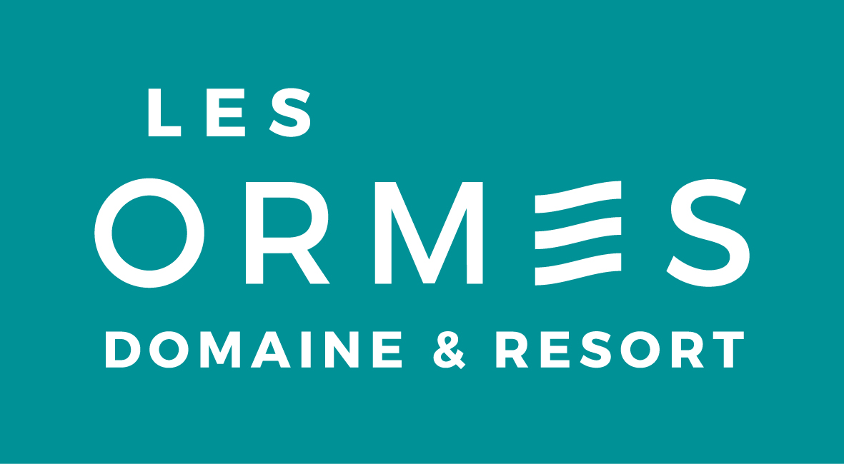 logo les ormes domaine resort bleu