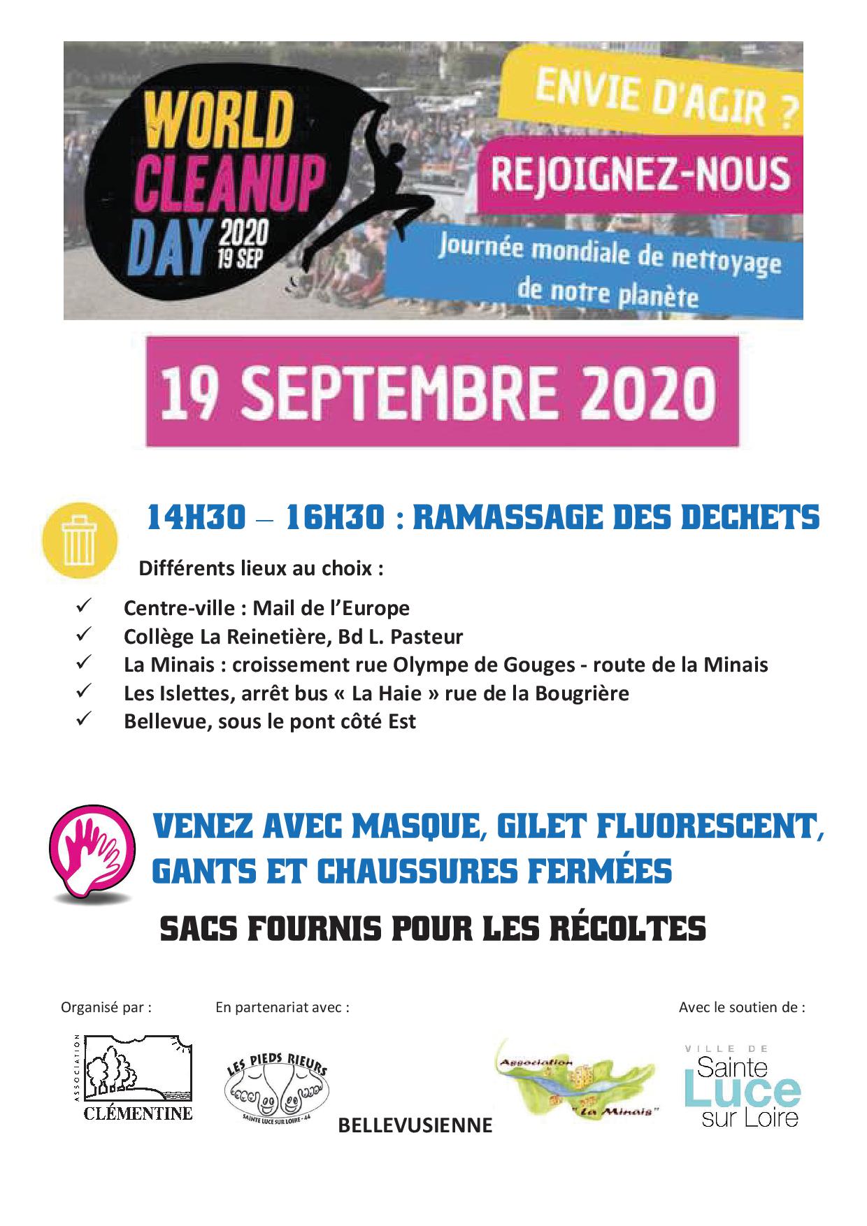 Affiche nettoyage bords de Loire