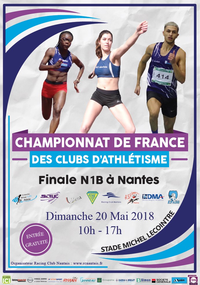 affiche championnat france clubs