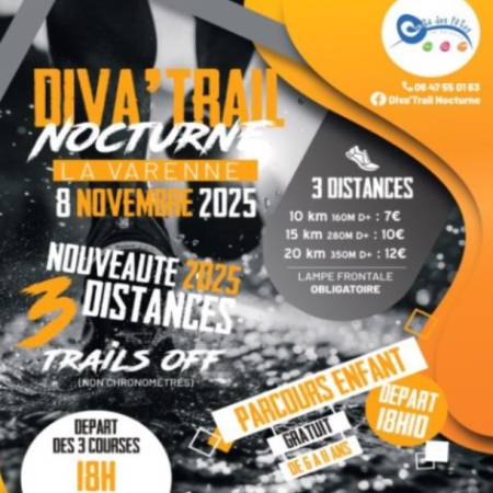 09/11/2025  Diva'Trail Nocturne LA VARENNE 08/11/2025 -  Marathon Côte d'Amour LA BAULE 09/11/2025 -   20 km Nice-Villeneuve-Loubet 09/11/2025 -  Cross et Trail de l'Erdurière COUERON 09/11/2025 -  Champ.. dép.. lancers longs U14-U16 ST JULIEN-CONCELLES 0