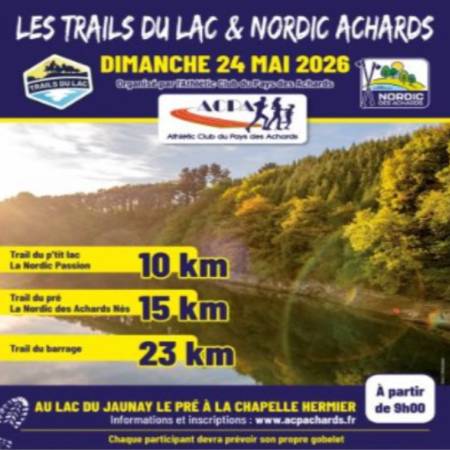 24/05/2026  La Sinagote SENE 24/05/2026 -  Trails du Lac & Nordic Achards LA CHAPELLE HERMIER 24/05/2026 -  Trail de Guerlédan GUERLEDAN 24/05/2026 -  Semi-Marathon des Olonnes LES SABLES D'OLONNE 24/05/2026 -  LE COIN 