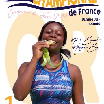 [NAÏS-EMMÉE NKOGHE-ENY - CHAMPIONNE DE FRANCE]⚪🔵