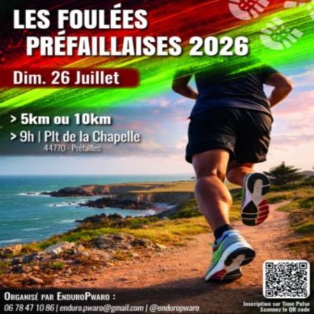 26/07/2026  Les Foulées Préfaillaises PREFAILLES 26/07/2026 -  SORTIE LE CELLIER 23/07/2026 -  LE COIN 